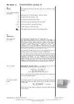 Preview for 9 page of Rheavendors Group XX micro Installation And Maintenance Manual