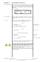 Preview for 11 page of Rheavendors Group XX micro Installation And Maintenance Manual