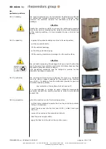 Preview for 20 page of Rheavendors Group XX micro Installation And Maintenance Manual