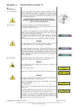 Preview for 22 page of Rheavendors Group XX micro Installation And Maintenance Manual