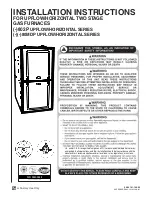 Preview for 1 page of Rheem (-)(-)80MDP050A30SA Installation Instructions Manual