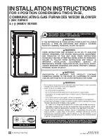 Rheem *96V series Installation Instructions Manual preview