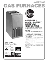 Rheem CRITERION II Product Information Manual preview