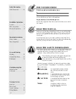 Preview for 2 page of Rheem Double Element Residential Electric Models Use & Care Manual