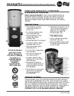 Preview for 1 page of Rheem HE45-160 Specification Sheet