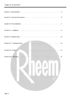 Preview for 2 page of Rheem Indirect Water Heater Instruction Manual