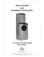 Preview for 1 page of Rheem Loline 325 Owne'S Manual And Installation Instructions