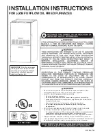 Rheem OBF Series Installation Instructions Manual preview