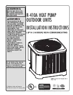 Preview for 1 page of Rheem P16 Series Installation Instructions Manual