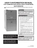 Preview for 1 page of Rheem Prestige RGFE-09EZCMS User'S Information Manual