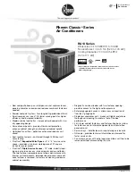 Rheem RA13 Series Manual preview