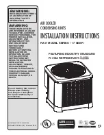 Rheem RA17 Series Installation Instructions Manual preview