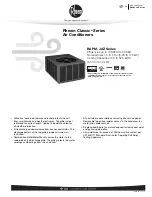 Preview for 1 page of Rheem RANL-JAZ Specifications