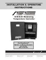 Preview for 1 page of Rheem Raypack Temp-Tracker B-40 Installation & Operating Instructions Manual