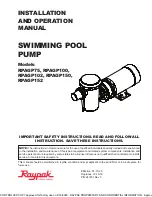 Rheem Raypak RPAGP100 Installation And Operation Manual preview