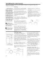 Preview for 12 page of Rheem Residential Indoor Gas Tankless Water Heater Use And Care Manual