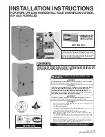 Preview for 1 page of Rheem RGLE series Installation Instructions Manual