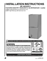 Предварительный просмотр 1 страницы Rheem RH1P1817STANAA Installation Instructions Manual