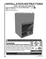 Rheem RHAL-FR18PJ Installation Instructions Manual preview