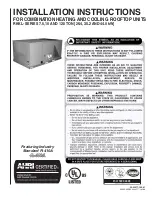 Rheem RKKL Series Installation Instructions Manual preview