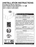 Rheem RKNL 13 SEER (3-5 TONS) SERIES Installation Instructions Manual preview