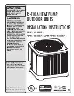 Rheem RP1336AC1NA Installation Instructions Manual preview