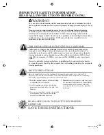 Preview for 4 page of Rheem RTE 13 Use & Care Manual