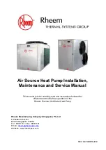 Rheem RTHW105 Installation Maintenance And Service Manual preview