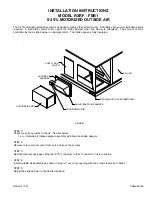 Rheem RXRF-FBB1 Installation Instructions предпросмотр