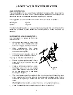 Preview for 7 page of Rheem Solar Loline Conversion Kit Electric Water Heater Installation And Owner'S Instructions