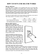 Preview for 12 page of Rheem Solar Loline Conversion Kit Electric Water Heater Installation And Owner'S Instructions