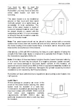 Предварительный просмотр 21 страницы Rheem Stellar 125L Owner'S Manual And Installation Instructions