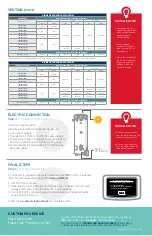 Preview for 3 page of Rheem TRITON GHE80SU-130 Quick Start Manual