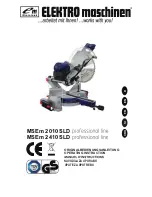 Rheinland Elektro Maschinen MSEm 2010 SLD Operating Instructions Manual preview