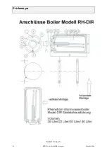 Preview for 10 page of Rheinstrom DIR-20 Installation, Operation And Maintenance Manual