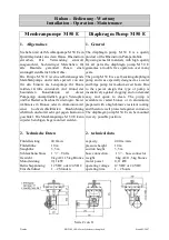 Предварительный просмотр 2 страницы Rheinstrom M 50 E Installation Operation & Maintenance