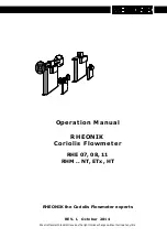 Предварительный просмотр 1 страницы RHEONIK ETx Operation Manual