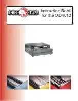 Предварительный просмотр 1 страницы Rhin-O-Tuff OD4012 Instruction Book