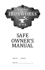 RHINO METALS PSIW2418 Owner'S Manual preview