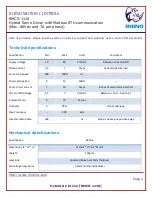 Preview for 3 page of RHINO MOTION CONTROLS RMCS-1110 Installation Manual And Datasheet