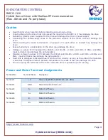 Preview for 4 page of RHINO MOTION CONTROLS RMCS-1110 Installation Manual And Datasheet