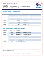 Preview for 5 page of RHINO MOTION CONTROLS RMCS-1110 Installation Manual And Datasheet