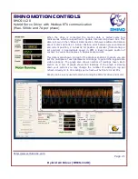 Preview for 21 page of RHINO MOTION CONTROLS RMCS-1120 Installation Manual And Datasheet