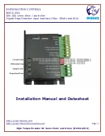 Preview for 1 page of RHINO MOTION CONTROLS RMCS-2301 Installation Manual And Datasheet