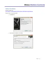 Предварительный просмотр 10 страницы RHINO MOTION CONTROLS RMCS - 2303 Operating Manual