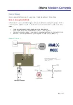 Предварительный просмотр 16 страницы RHINO MOTION CONTROLS RMCS - 2303 Operating Manual