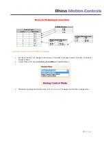 Предварительный просмотр 17 страницы RHINO MOTION CONTROLS RMCS - 2303 Operating Manual