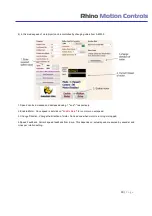 Предварительный просмотр 19 страницы RHINO MOTION CONTROLS RMCS - 2303 Operating Manual