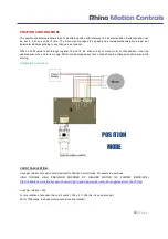 Предварительный просмотр 20 страницы RHINO MOTION CONTROLS RMCS - 2303 Operating Manual