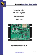 RHINO MOTION CONTROLS RMCS-2304 Operating Manual preview